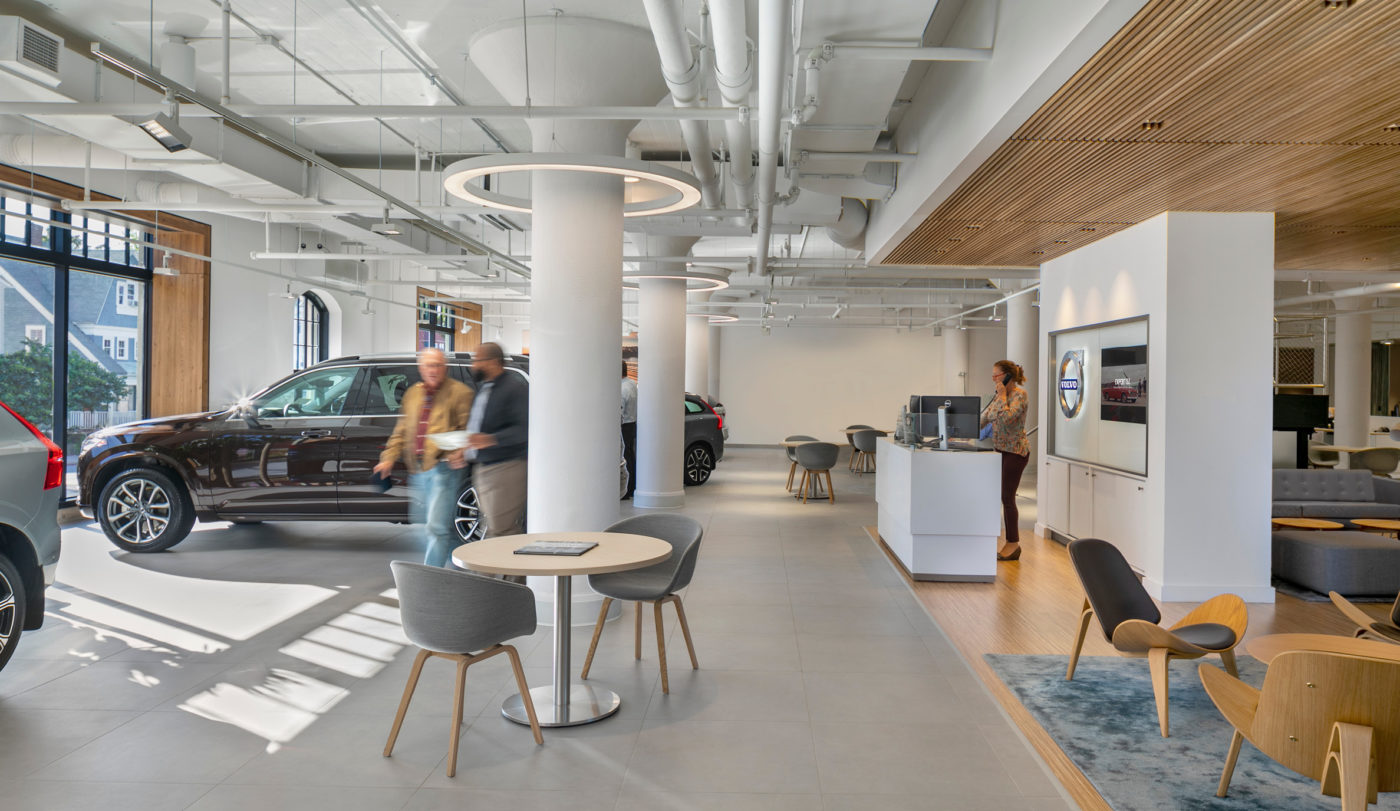 Boston Volvo Village Showroom Arrowstreet