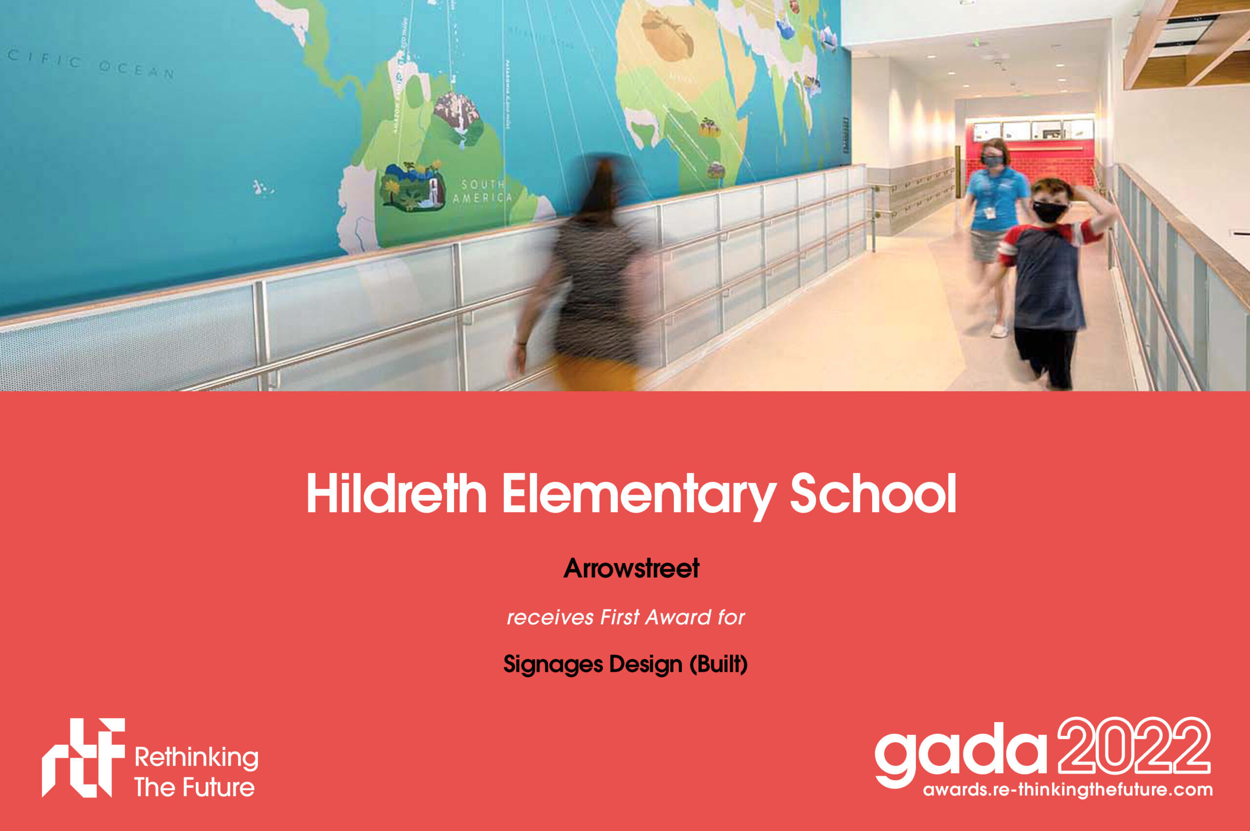 Hildreth Elementary School receives First Award for Signages Design in